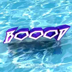 boood in Water style - 3D name wallpaper