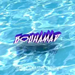 bouhamad in Water style - 3D name wallpaper