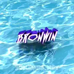 bronwin in Water style - 3D name wallpaper