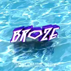 broze in Water style - 3D name wallpaper