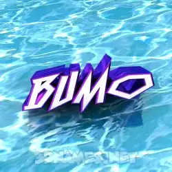 bumo in Water style - 3D name wallpaper
