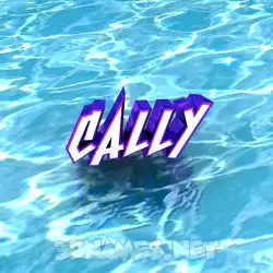 cally in Water style - 3D name wallpaper
