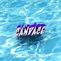candace in Water style - 3D name wallpaper
