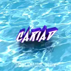 cariad in Water style - 3D name wallpaper