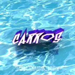 carros in Water style - 3D name wallpaper