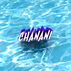 chanani in Water style - 3D name wallpaper
