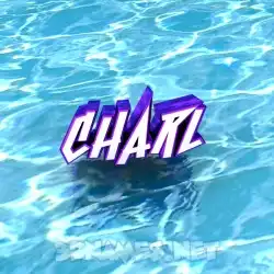 charl in Water style - 3D name wallpaper