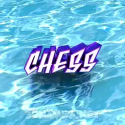 chess in Water style - 3D name wallpaper