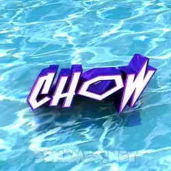 chow in Water style - 3D name wallpaper