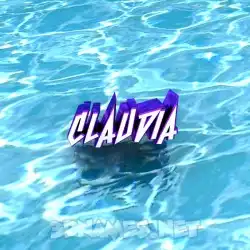 claudia in Water style - 3D name wallpaper
