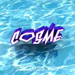 cosme in Water style - 3D name wallpaper