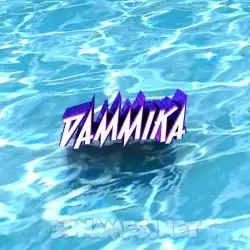 dammika in Water style - 3D name wallpaper