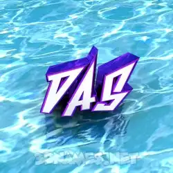 das in Water style - 3D name wallpaper