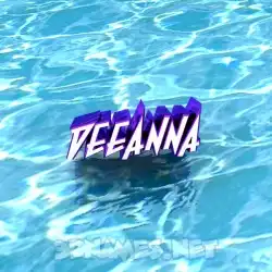 deeanna in Water style - 3D name wallpaper