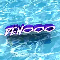 denooo in Water style - 3D name wallpaper
