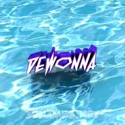 dewonna in Water style - 3D name wallpaper