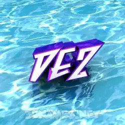 dez in Water style - 3D name wallpaper