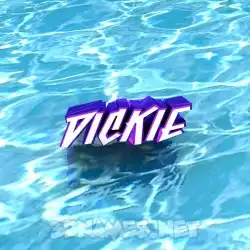 dickie in Water style - 3D name wallpaper