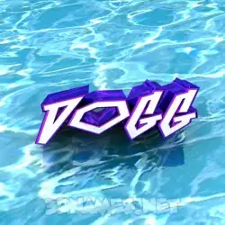 dogg in Water style - 3D name wallpaper