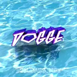dogge in Water style - 3D name wallpaper