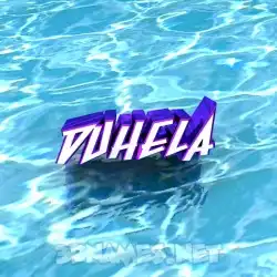 duhela in Water style - 3D name wallpaper