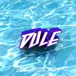 dule in Water style - 3D name wallpaper
