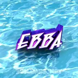 ebba in Water style - 3D name wallpaper