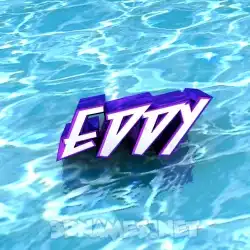 eddy in Water style - 3D name wallpaper