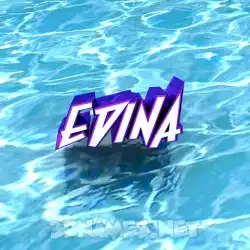 edina in Water style - 3D name wallpaper