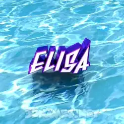 elisa in Water style - 3D name wallpaper