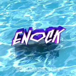 enock in Water style - 3D name wallpaper