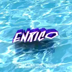 enrico in Water style - 3D name wallpaper