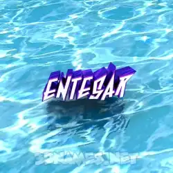 entesar in Water style - 3D name wallpaper