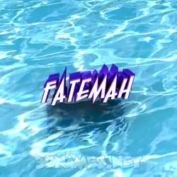 fatemah in Water style - 3D name wallpaper
