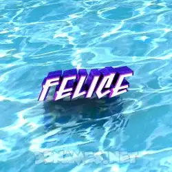 felice in Water style - 3D name wallpaper