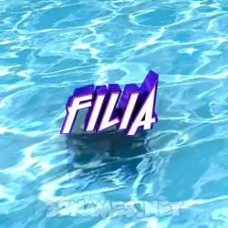 filia in Water style - 3D name wallpaper
