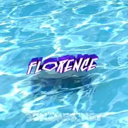 florence in Water style - 3D name wallpaper