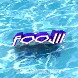foojii in Water style - 3D name wallpaper