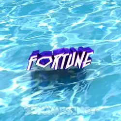 fortune in Water style - 3D name wallpaper