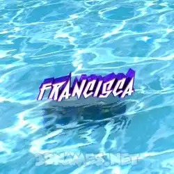 francisca in Water style - 3D name wallpaper