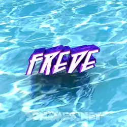 frede in Water style - 3D name wallpaper