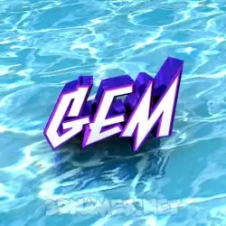 gem in Water style - 3D name wallpaper