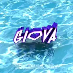 giova in Water style - 3D name wallpaper