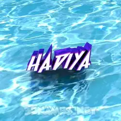 hadiya in Water style - 3D name wallpaper