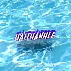 haithanhle in Water style - 3D name wallpaper