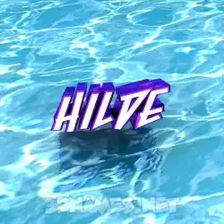 hilde in Water style - 3D name wallpaper
