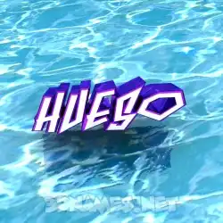hueso in Water style - 3D name wallpaper