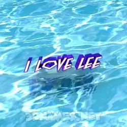 i love lee in Water style - 3D name wallpaper