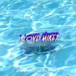 i love mikey in Water style - 3D name wallpaper