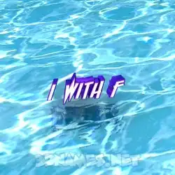 i with f in Water style - 3D name wallpaper